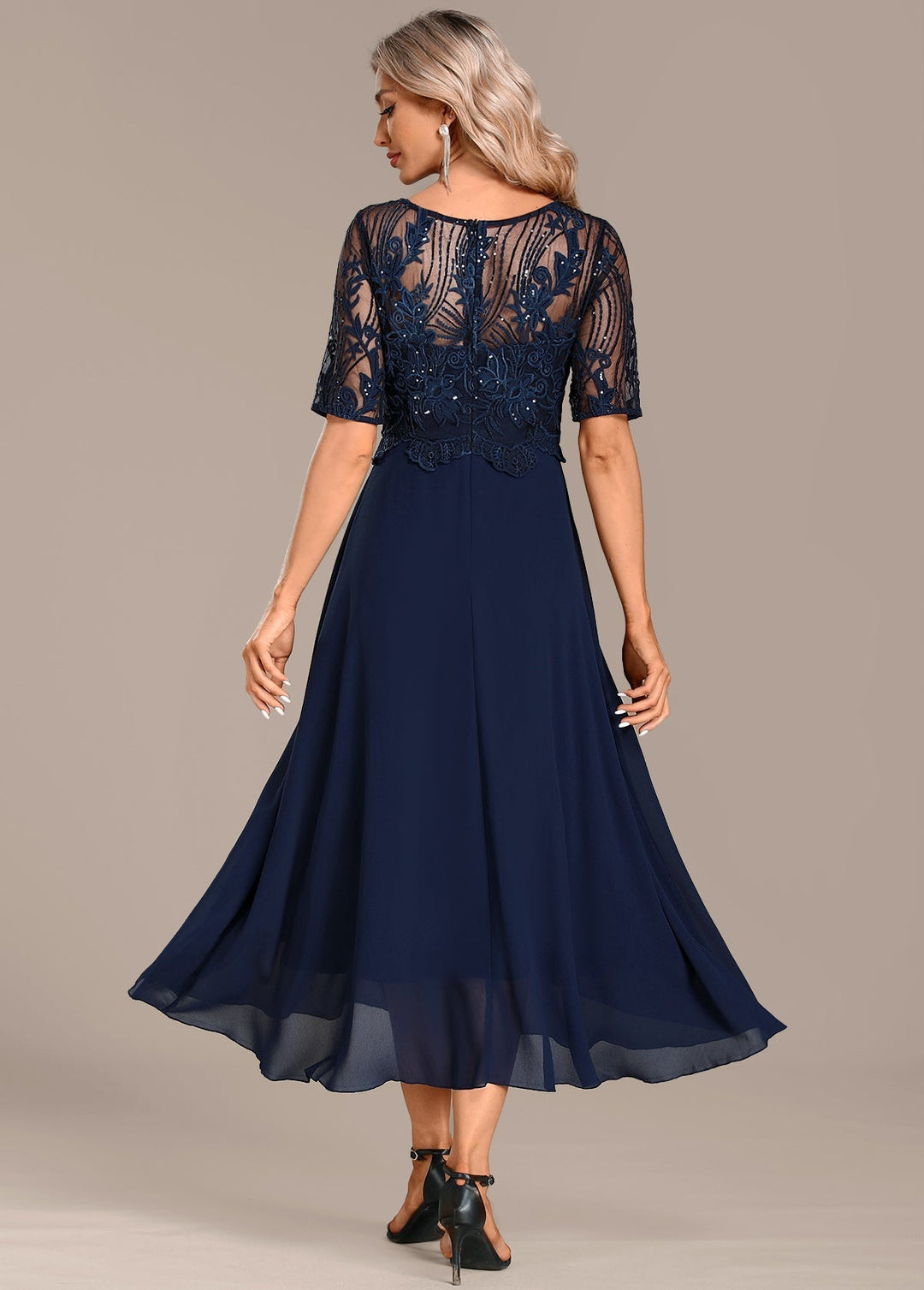 Sophie™ | Midnight Lace Occasion Dress