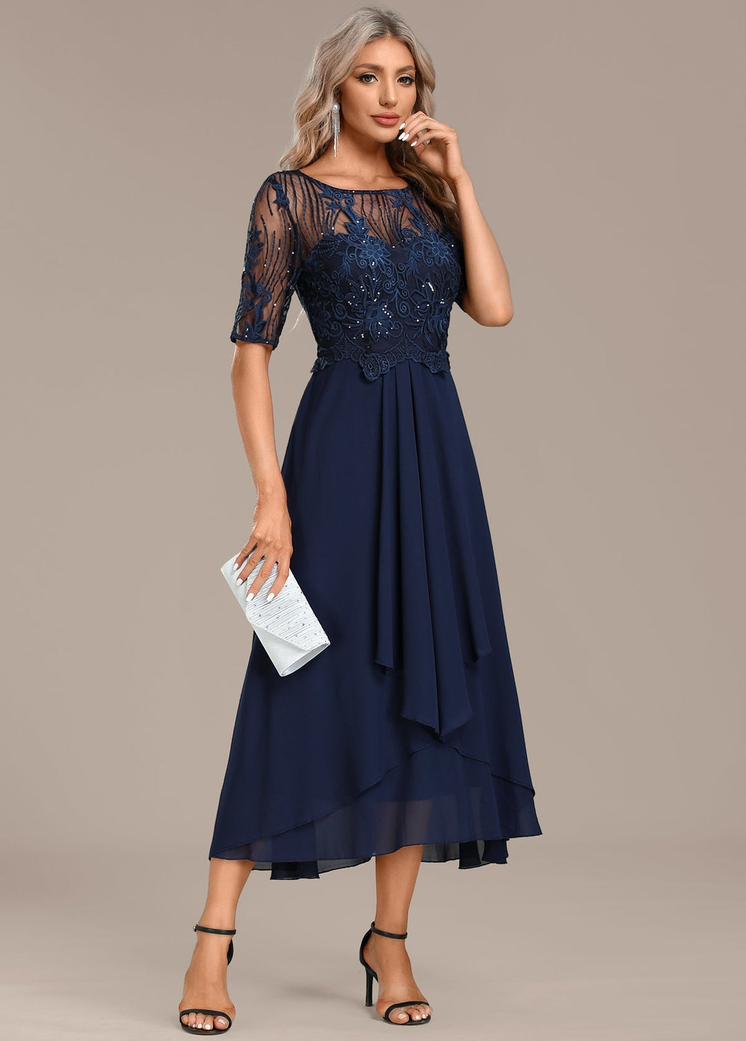 Sophie™ | Midnight Lace Occasion Dress