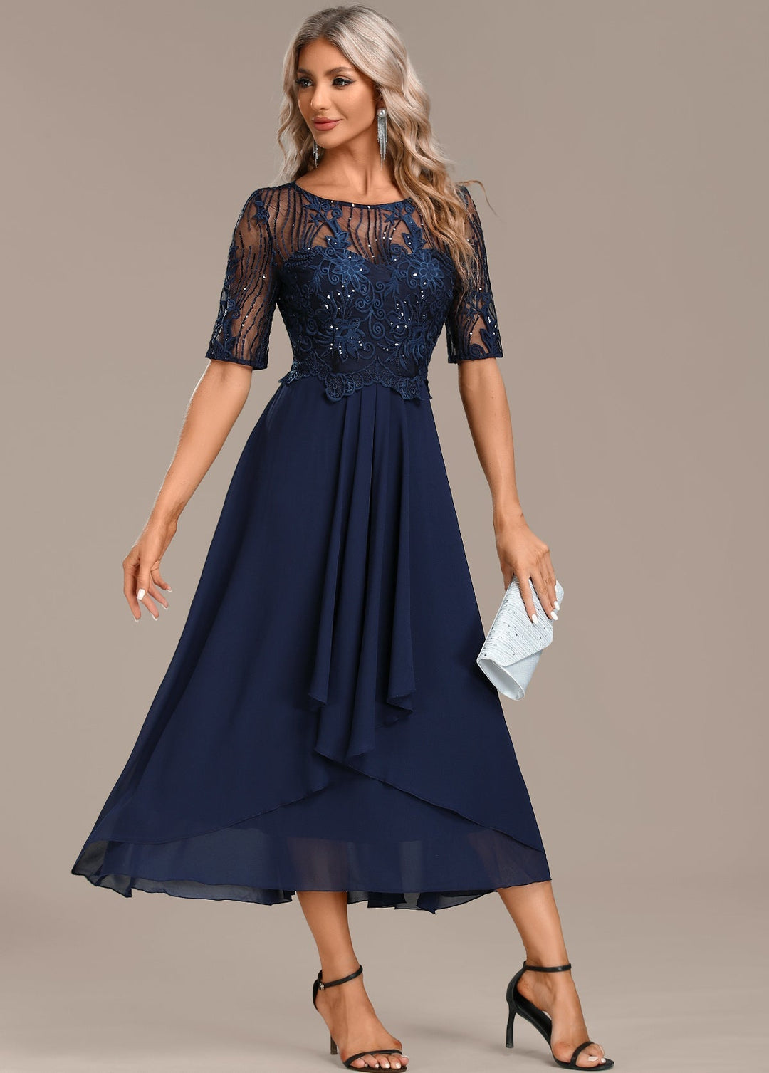 Sophie™ | Midnight Lace Occasion Dress