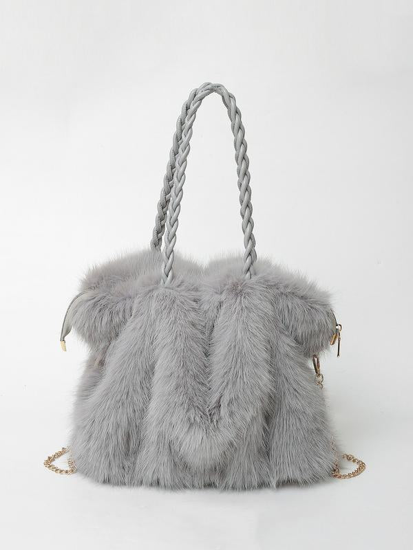 CHARLOTTE™ - Versatile Plush Velvet Shoulder Tote Bag
