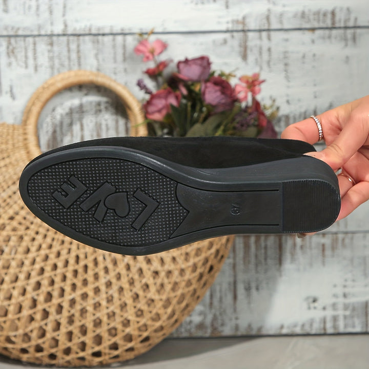 Éliane - Comfortable Ballet Flats with Wedge Heel