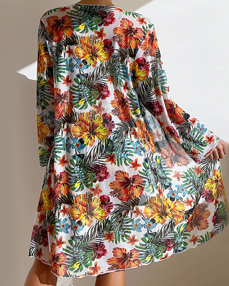 Glenda - Bikini with Flower Skirt