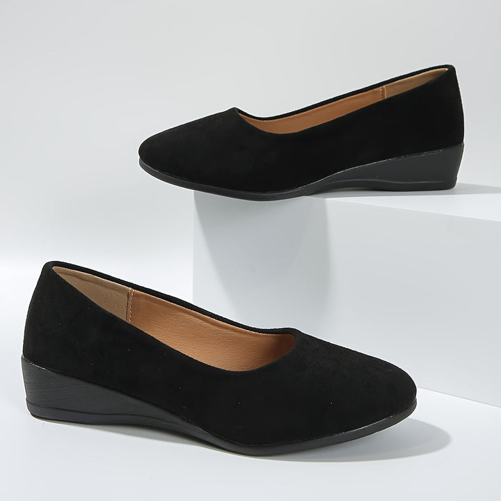 Éliane - Comfortable Ballet Flats with Wedge Heel