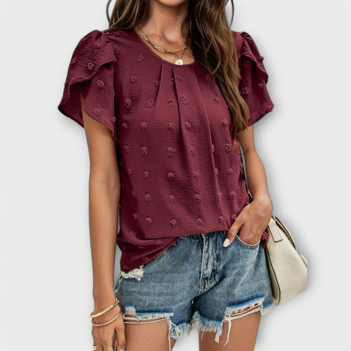 Charlotte – The Perfect Dot Blouse