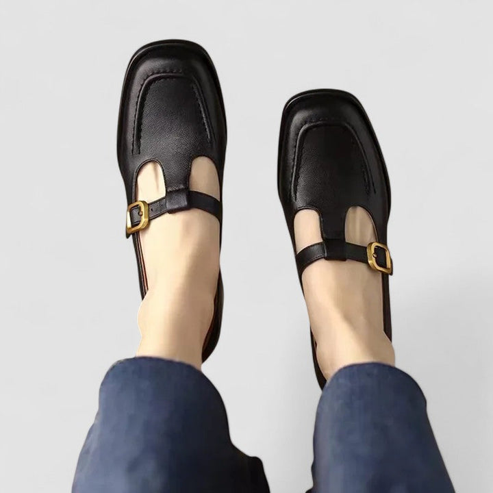 Elizabeth™ | Orthopedic T-Strap Heels