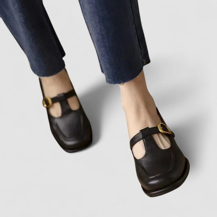 Elizabeth™ | Orthopedic T-Strap Heels
