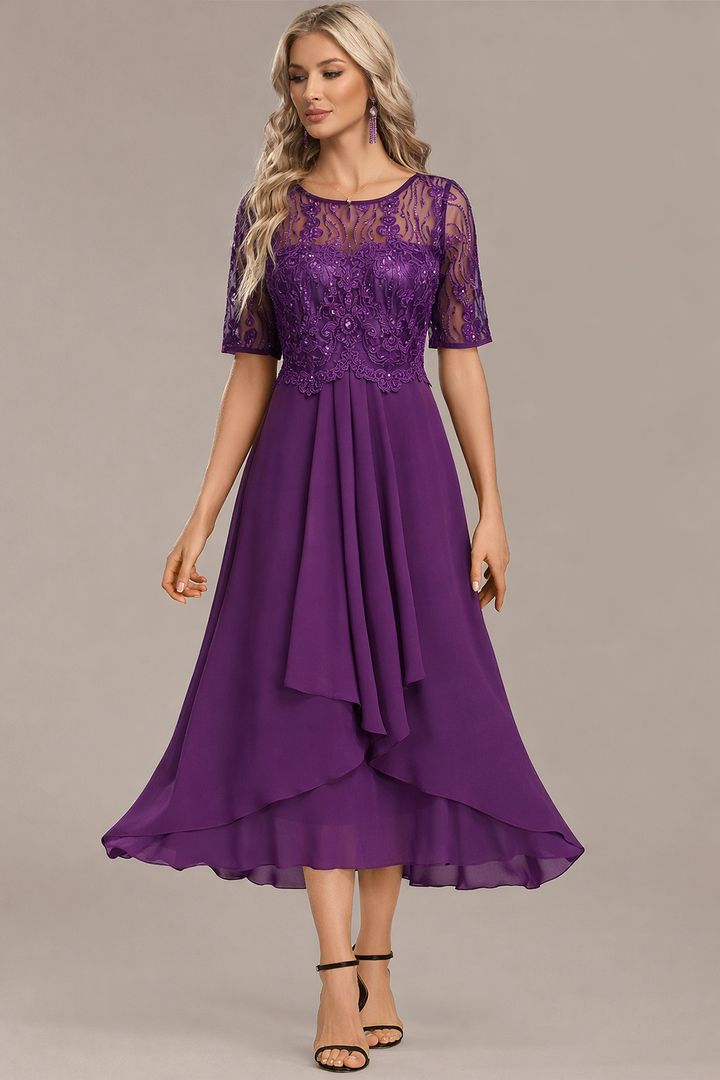 Sophie™ | Midnight Lace Occasion Dress
