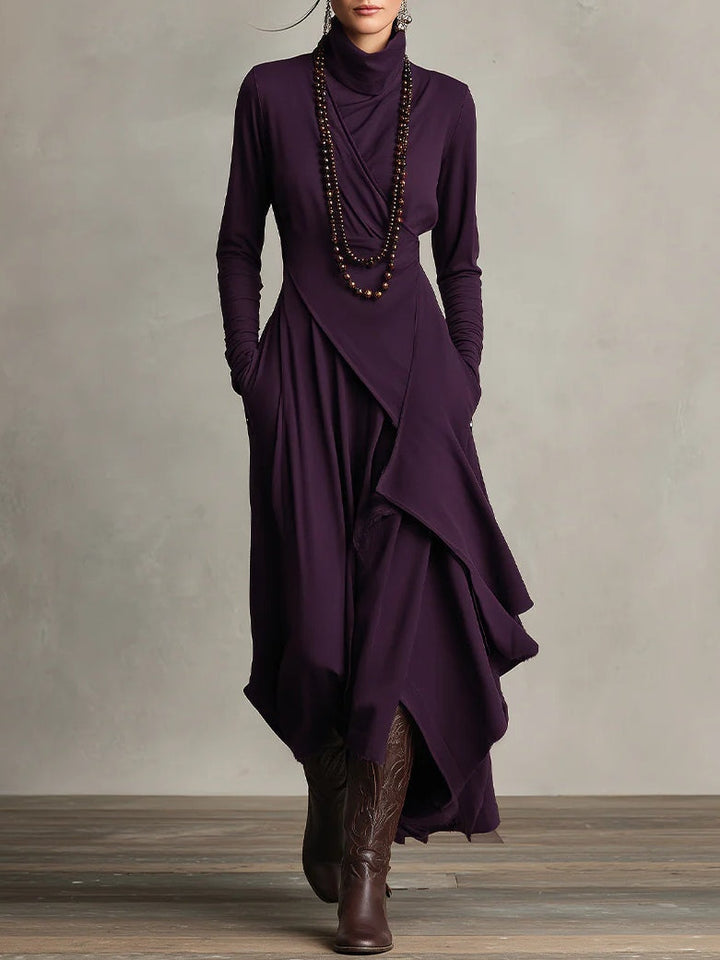 Elara™ | Sculpted Flow Maxi Dress