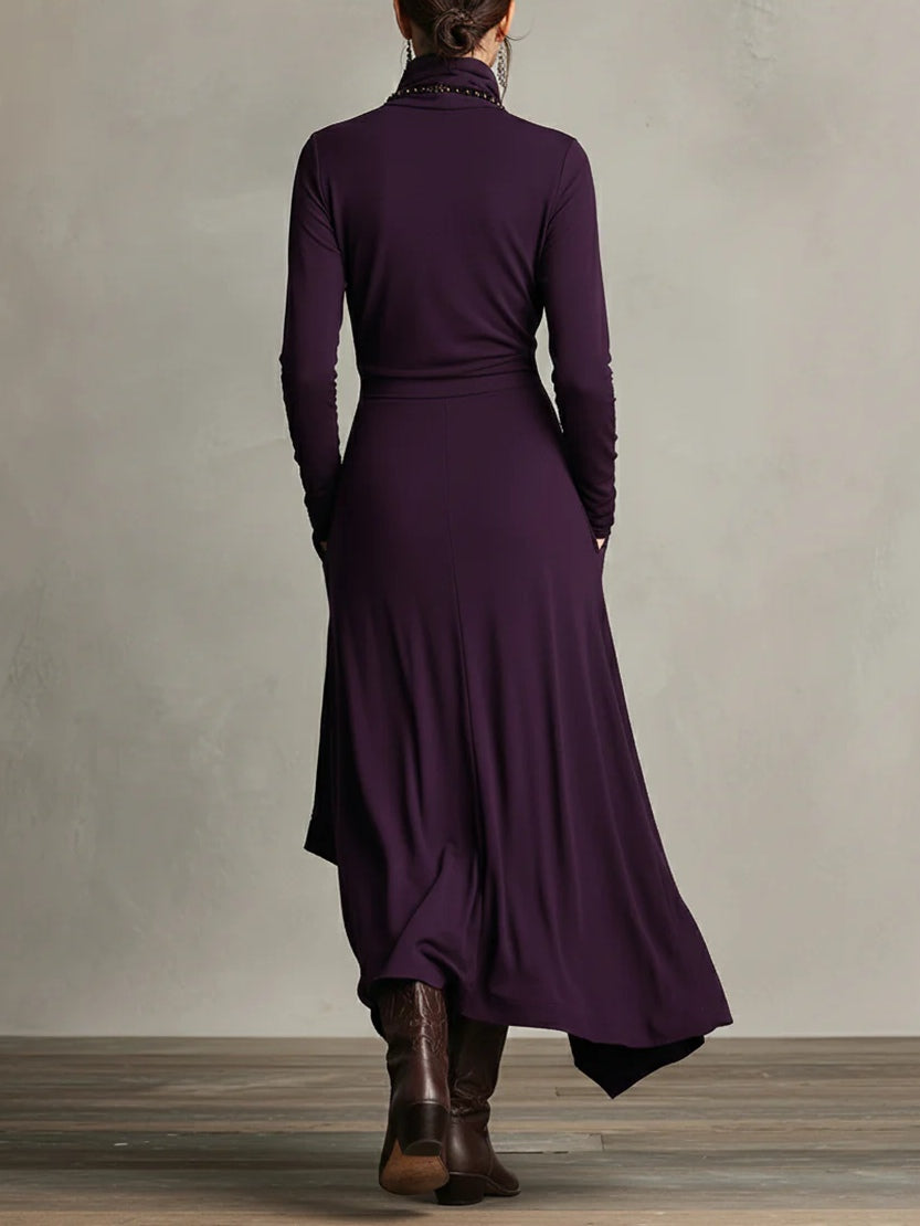 Elara™ | Sculpted Flow Maxi Dress