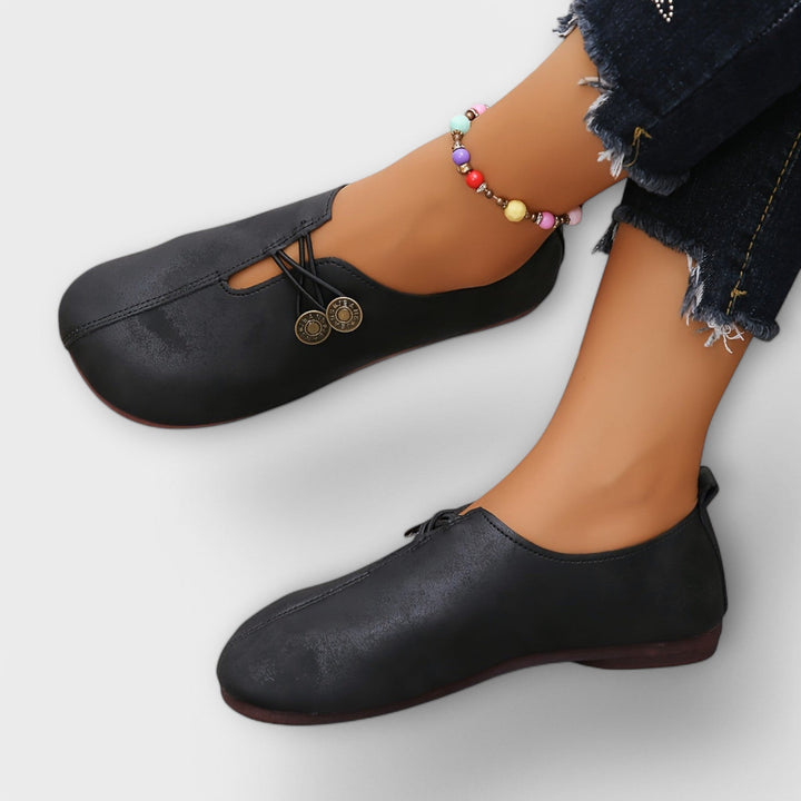 Leather Ballerina
