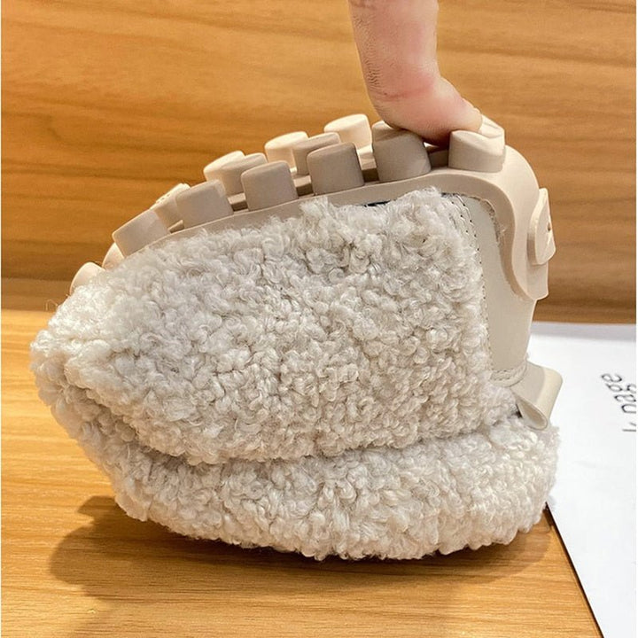 Women's Cozy Sherpa Loafers | Faux Fur Lined | Non-Slip Rubber Sole | Multicolour