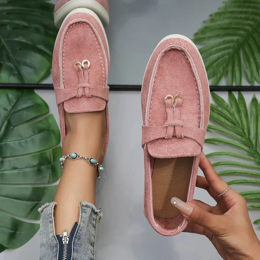 Slip-On Loafers | Textured Microsuede | Everyday Comfort Sole