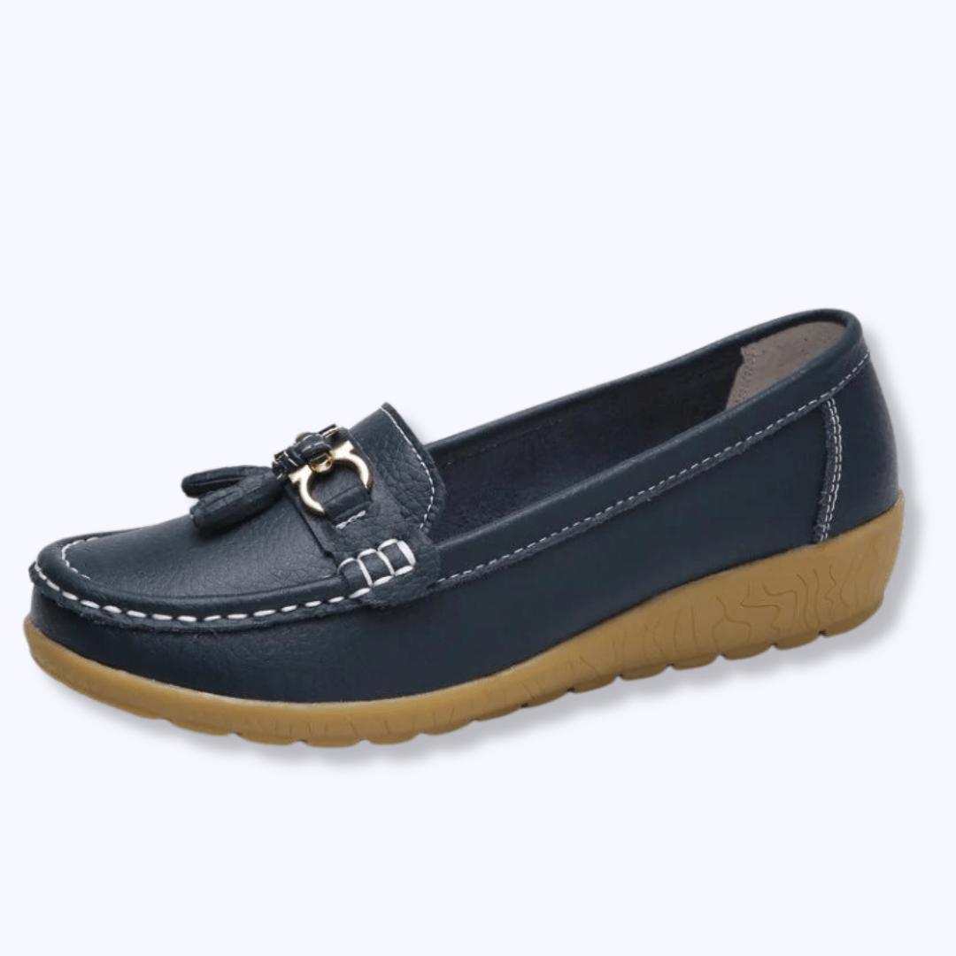Orthopaedic Tassel Loafers | Cushioned Slip-On Flats for All-Day Comfort