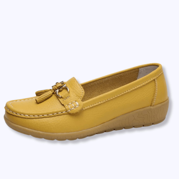 Orthopaedic Tassel Loafers | Cushioned Slip-On Flats for All-Day Comfort