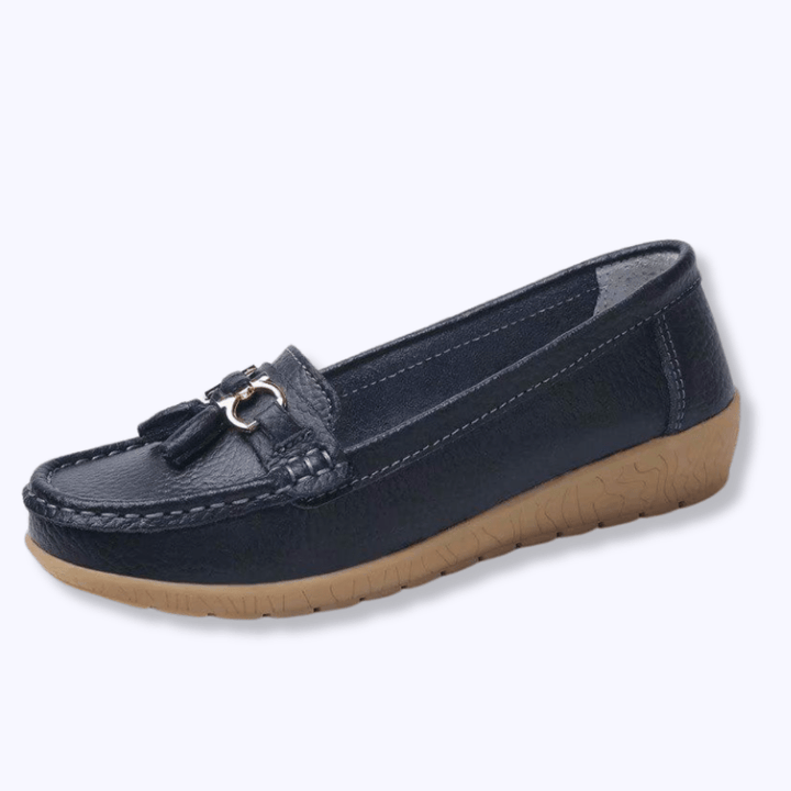 Orthopaedic Tassel Loafers | Cushioned Slip-On Flats for All-Day Comfort